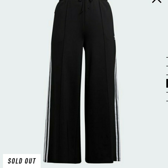 Adidas Relaxed Wide-Leg Primeblue Pants (1X Plus) - Picture 2 of 13